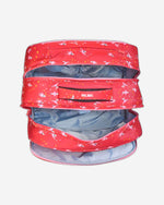 حقيبة ديلسي باريس للعودة إلى المدرسة بأربع عجلات للمغامرة باللون الكاكي