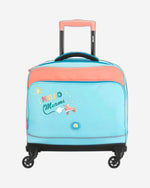 حقيبة ديلسي باريس للعودة إلى المدرسة بأربع عجلات للمغامرة باللون الكاكي