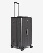 حقيبة سفر إيكولاك سيليسترا الصلبة غير القابلة للتمدد، 75 سم، مزودة بأربع عجلات مزدوجة، لون أسود - PC183K