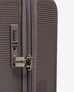 مجموعة عربة أمتعة إيكولاك سينس 56+67+78 سم، صلبة وقابلة للتوسيع، بعجلات مزدوجة، مكونة من 3 قطع