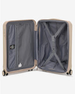 مجموعة عربة أمتعة إيكولاك سينس 56+67+78 سم، صلبة وقابلة للتوسيع، بعجلات مزدوجة، مكونة من 3 قطع