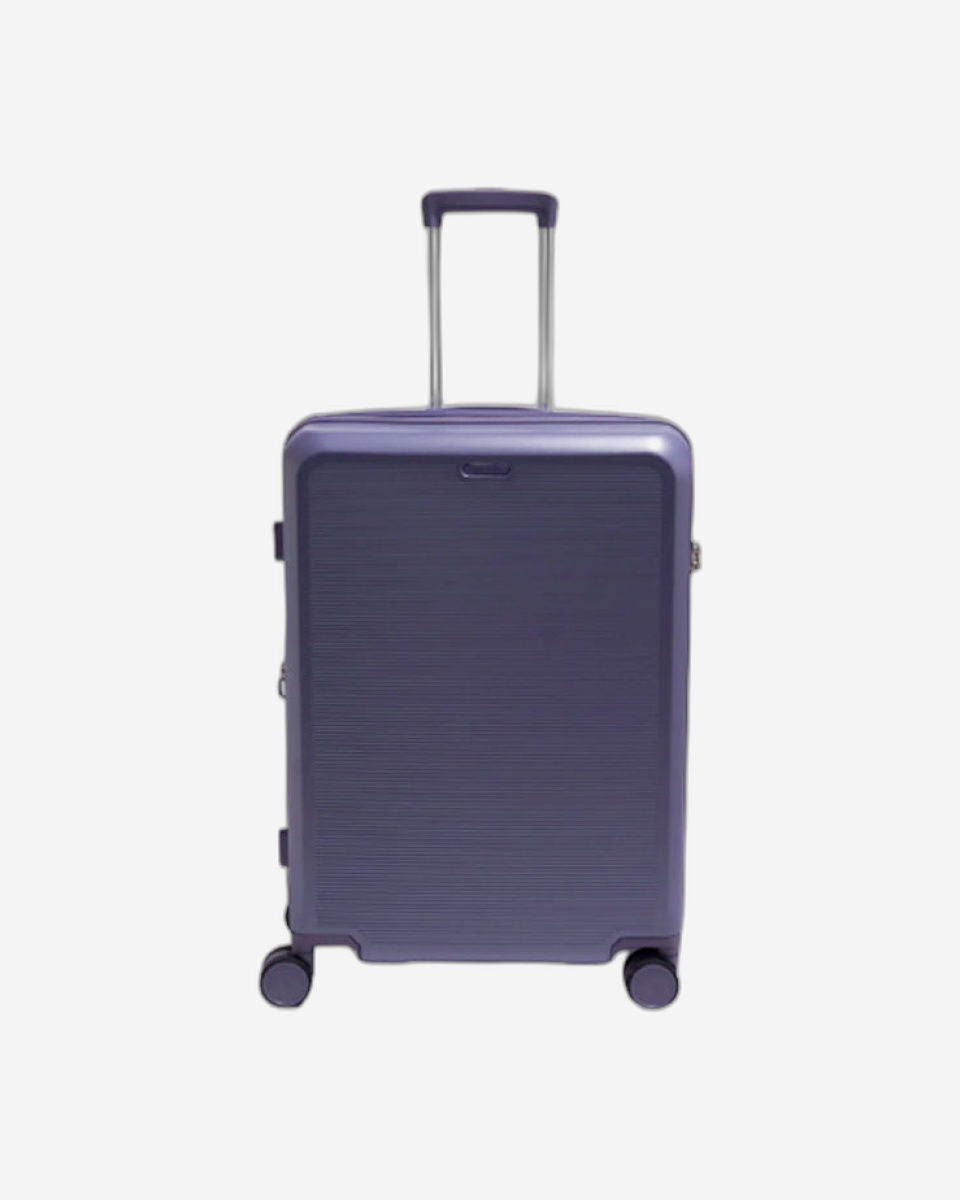 مجموعة عربة أمتعة إيكولاك سينس 56+67+78 سم، صلبة وقابلة للتوسيع، بعجلات مزدوجة، مكونة من 3 قطع