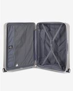 مجموعة عربة أمتعة إيكولاك سينس 56+67+78 سم، صلبة وقابلة للتوسيع، بعجلات مزدوجة، مكونة من 3 قطع