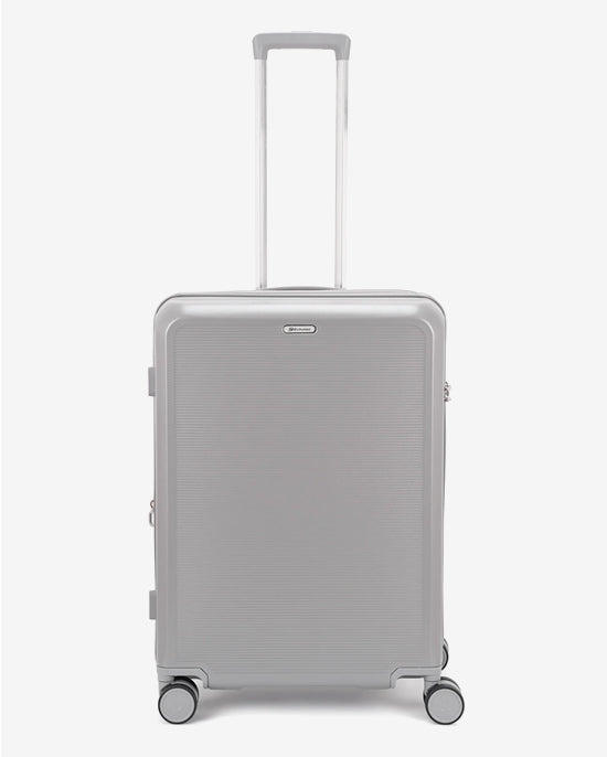 مجموعة عربة أمتعة إيكولاك سينس 56+67+78 سم، صلبة وقابلة للتوسيع، بعجلات مزدوجة، مكونة من 3 قطع