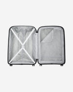 حقيبة سفر ديلسي باريس بلمونت+ صلبة، 81 سم، 4 عجلات مزدوجة، غير قابلة للتمدد، لون أسود - 00386183600