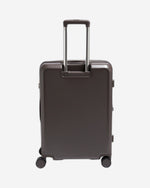 حقيبة سفر إيكولاك سينس الصلبة القابلة للتوسيع، مقاس 67 سم، مزودة بأربع عجلات مزدوجة، لون بني معدني - CHT0023S - 24 بني معدني