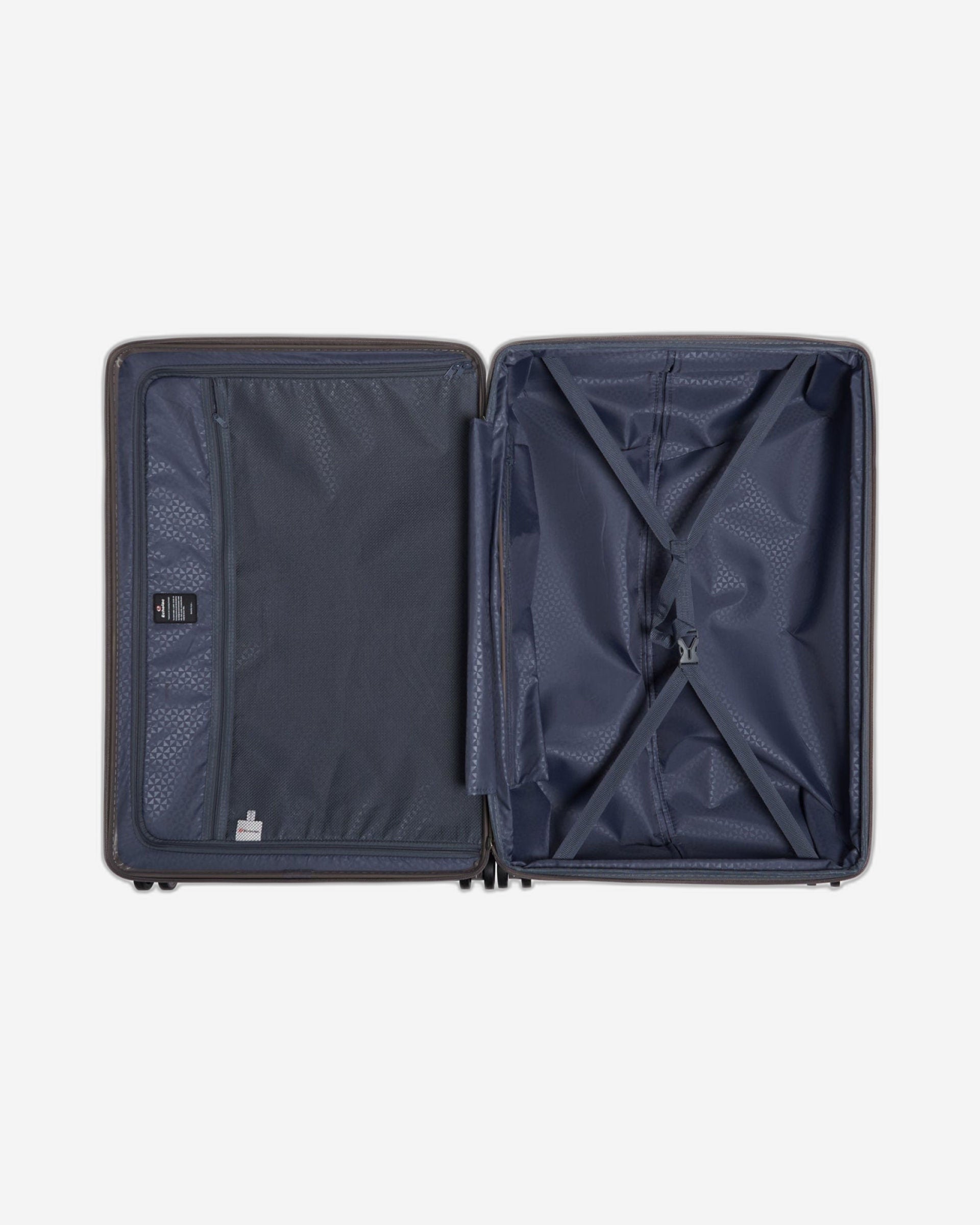 حقيبة سفر إيكولاك سينس الصلبة القابلة للتوسيع بأربع عجلات مزدوجة، مقاس 78 سم، لون بني - CHT0023S - 28 بني