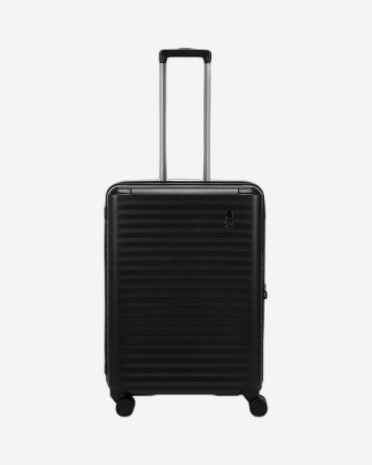 حقيبة سفر إيكولاك سيليسترا الصلبة القابلة للتوسيع، 66.5 سم، بعجلات مزدوجة، وعجلات مزدوجة، وحقيبة تسجيل وصول، لون أسود - PC183XA BLACK 24
