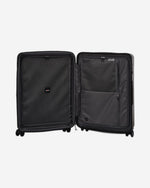 حقيبة سفر إيكولاك سيليسترا الصلبة القابلة للتوسيع، 66.5 سم، بعجلات مزدوجة، وعجلات مزدوجة، وحقيبة تسجيل وصول، لون أسود - PC183XA BLACK 24