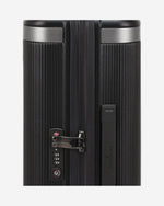 حقيبة سفر إيكولاك ديناستي الصلبة غير القابلة للتمدد، مقاس 55 سم، مزودة بأربع عجلات مزدوجة، لون رمادي فولكان - PC142 20