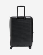 حقيبة سفر صلبة قابلة للتوسيع من إيكولاك فورزا، مقاس 65 سم، مزودة بأربع عجلات مزدوجة، لون أسود - PW005 24 أسود