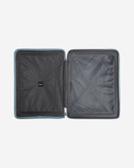 حقيبة سفر إيكولاك فورزا الصلبة القابلة للتوسيع، مقاس 65 سم، مزودة بأربع عجلات مزدوجة، لون أزرق ساحلي - PW005 24 أزرق ساحلي