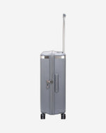 حقيبة سفر إيكولاك ديناستي الصلبة غير القابلة للتمدد، مقاس 67 سم، مزودة بأربع عجلات مزدوجة، لون أزرق ثلجي - PC142A 24 أزرق ثلجي