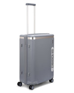 حقيبة سفر إيكولاك ديناستي الصلبة غير القابلة للتمدد، مقاس 67 سم، مزودة بأربع عجلات مزدوجة، لون أزرق ثلجي - PC142A 24 أزرق ثلجي