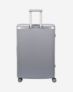 حقيبة سفر إيكولاك ديناستي الصلبة غير القابلة للتمدد، مقاس 76.5 سم، مزودة بأربع عجلات مزدوجة، لون أزرق ثلجي - PC142 28A