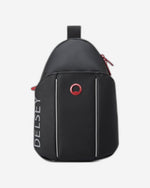 حقيبة ظهر ديلسي باريس سيكورين F1 كوليكشن صغيرة بحزام واحد مقاس 13 بوصة، لون أسود - 00102010200F1