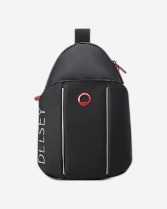 حقيبة ظهر ديلسي باريس سيكورين F1 كوليكشن صغيرة بحزام واحد مقاس 13 بوصة، لون أسود - 00102010200F1