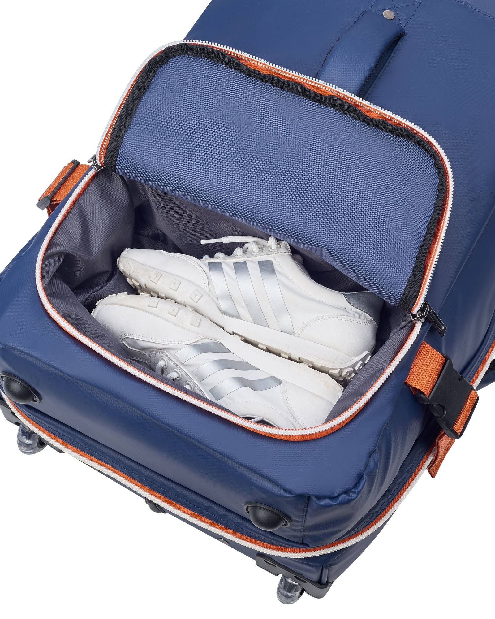 حقيبة ديلسي باريس راسبيل الناعمة ذات العجلات المزدوجة، 64 سم، رولان جاروس، أزرق - 00328932102RG