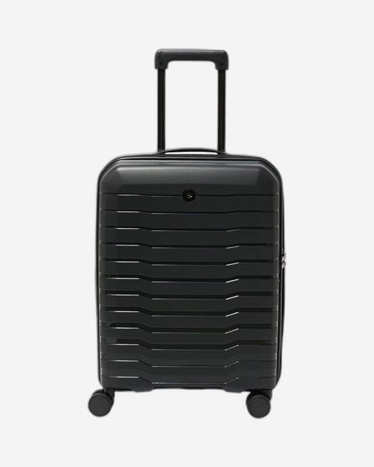 حقيبة سفر صلبة قابلة للتوسيع من إيكولاك لوردنورث، مقاس 58 سم، مزودة بأربع عجلات مزدوجة، لون أسود - PPT008 - 20 أسود