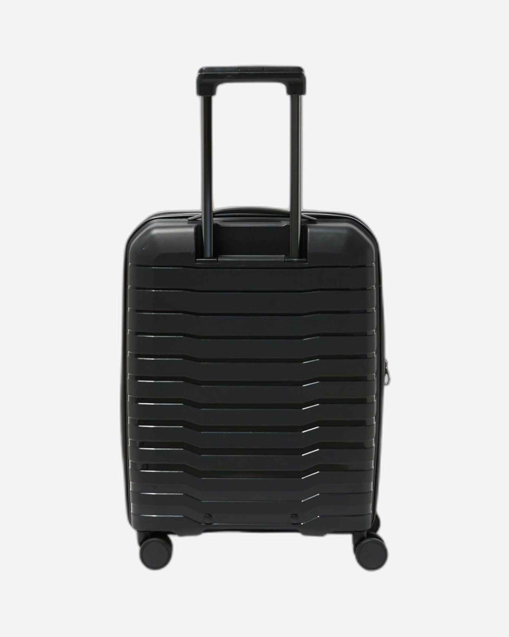 حقيبة سفر صلبة قابلة للتوسيع من إيكولاك لوردنورث، مقاس 58 سم، مزودة بأربع عجلات مزدوجة، لون أسود - PPT008 - 20 أسود