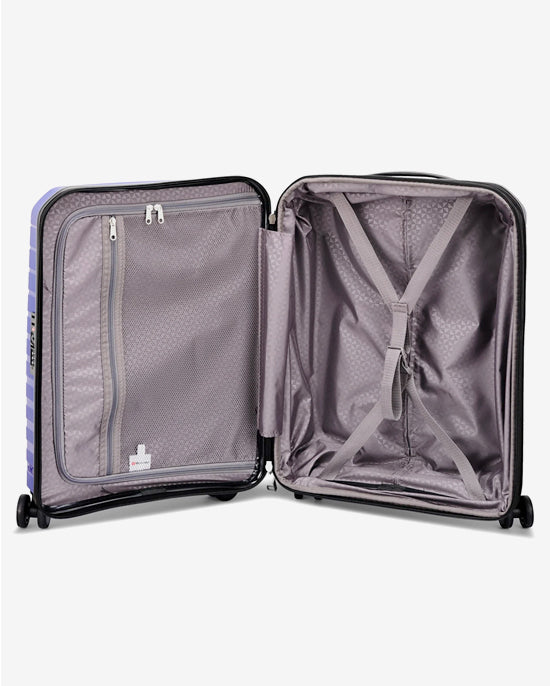 مجموعة عربة أمتعة إيكولاك لوردنورث 58+68+77 سم، صلبة وقابلة للتوسيع، 4 عجلات مزدوجة، مكونة من 3 قطع