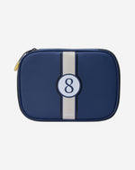 علبة أقلام ديلسي باريس للعودة إلى المدرسة 2023، حجم كبير، طباعة زرقاء - 00338917512