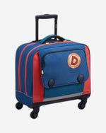 حقيبة ديلسي باريس المدرسية بأربع عجلات أفقية، العودة إلى المدرسة ٢٠٢٣ - ١٥.٦ بوصة، أزرق - ٠٠٣٣٨٩٤٥٢٠٢