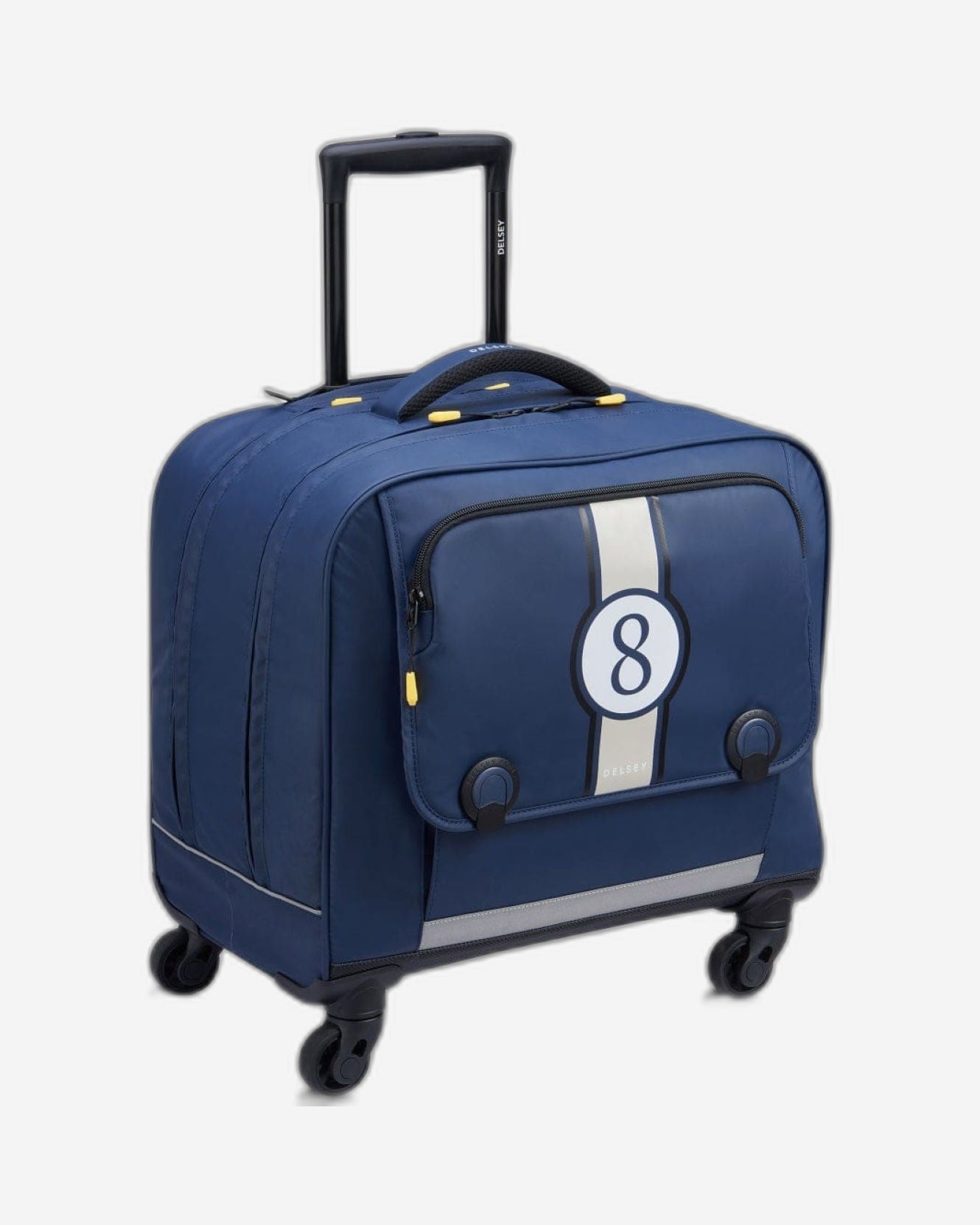 حقيبة ديلسي باريس المدرسية بأربع عجلات أفقية، موديل 