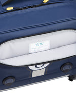 حقيبة ديلسي باريس المدرسية بأربع عجلات أفقية، موديل "العودة إلى المدرسة 2023" - 15.6 بوصة، طباعة زرقاء - 00338945212