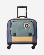 حقيبة ديلسي باريس المدرسية بأربع عجلات أفقية للعودة إلى المدرسة 2023 - 15.6 بوصة - لون الصبار - 00338945213