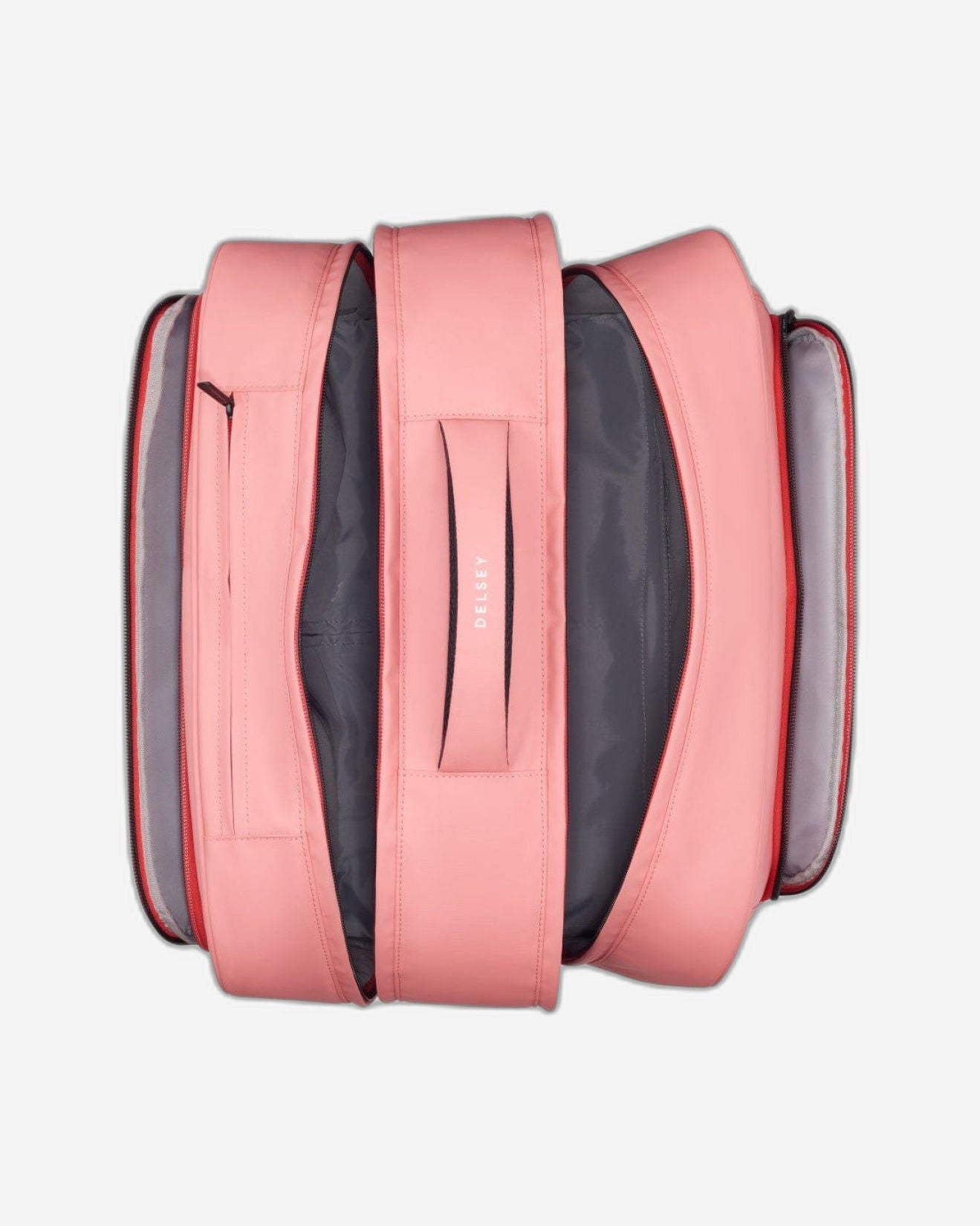 حقيبة مدرسية أفقية من ديلسي باريس للعودة إلى المدرسة 2023، لون وردي