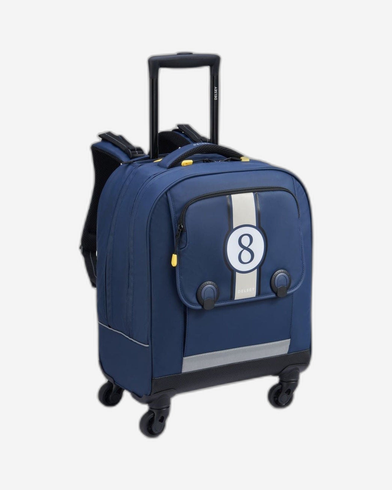 حقيبة ظهر ديلسي باريس العمودية للعودة إلى المدرسة 2023، لون أزرق