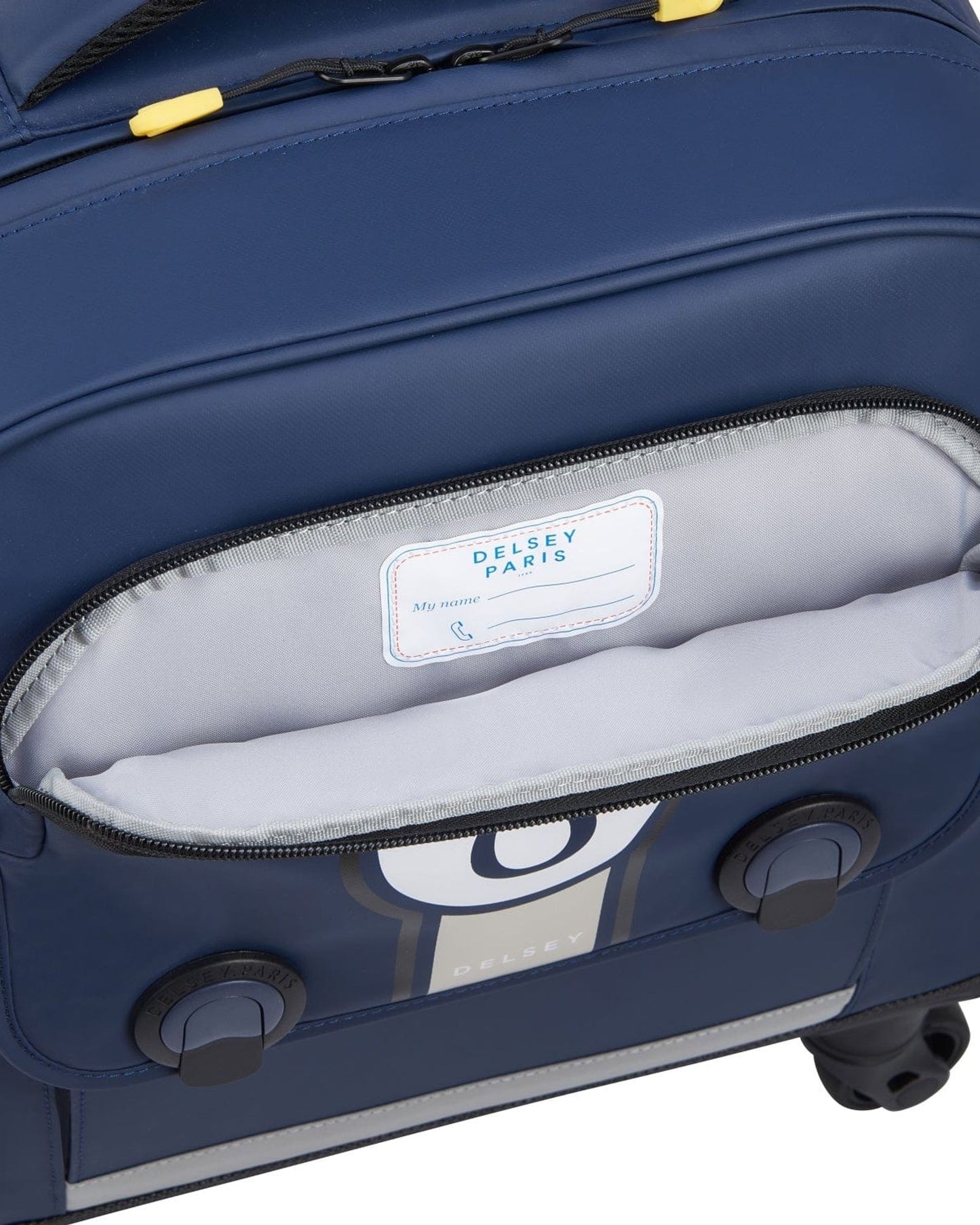 حقيبة ظهر ديلسي باريس العمودية للعودة إلى المدرسة 2023، لون أزرق