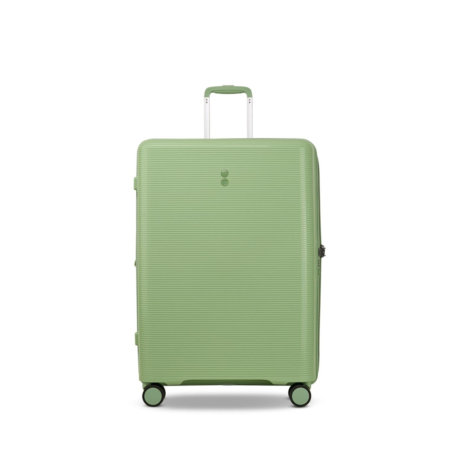 حقيبة أمتعة إيكولاك فورزا الصلبة القابلة للتوسيع بأربع عجلات مزدوجة