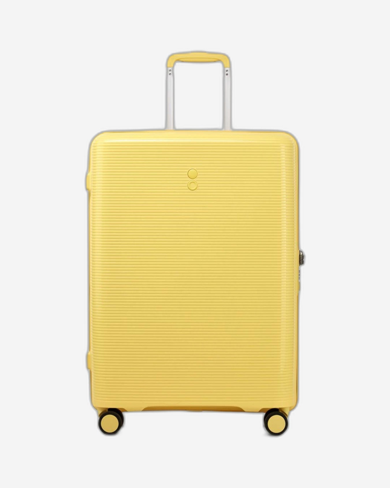 حقيبة أمتعة إيكولاك فورزا الصلبة القابلة للتوسيع بأربع عجلات مزدوجة