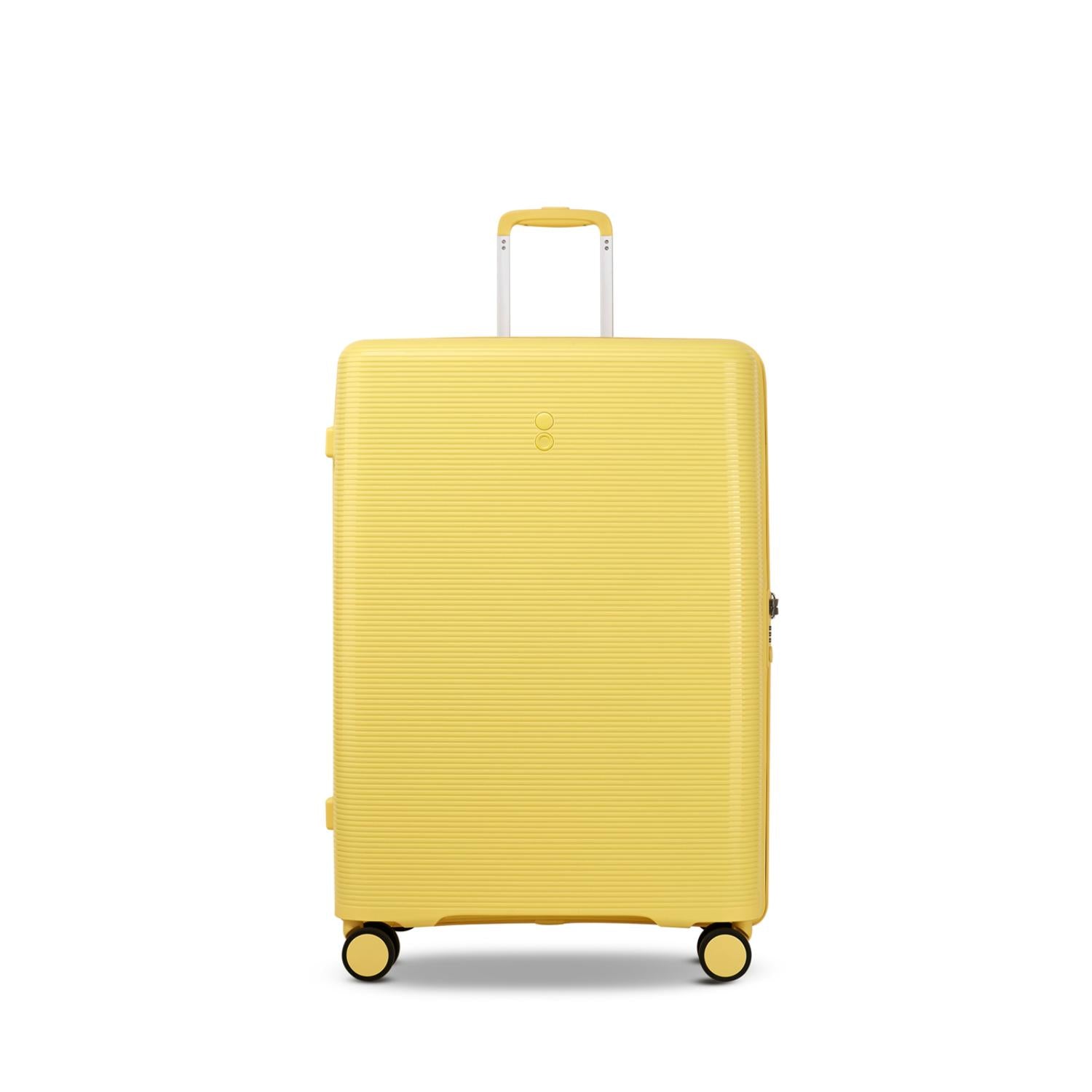 حقيبة أمتعة إيكولاك فورزا الصلبة القابلة للتوسيع بأربع عجلات مزدوجة