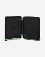 مجموعة أمتعة إيكولاك فورزا ٥٥+٦٥+٧٥ سم، حقيبة صلبة بأربع عجلات مزدوجة قابلة للتوسيع، مناسبة للمقصورة وتسجيل الوصول، لون أخضر مرجاني