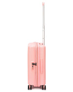 مجموعة أمتعة إيكولاك فورزا ٥٥+٦٥+٧٥ سم، حقيبة صلبة بأربع عجلات مزدوجة قابلة للتوسيع، لون وردي باشن
