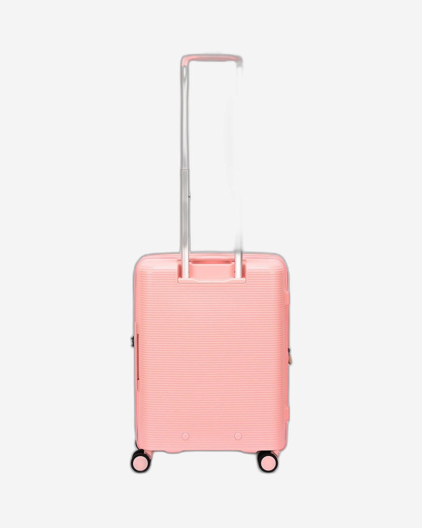 مجموعة أمتعة إيكولاك فورزا ٥٥+٦٥+٧٥ سم، حقيبة صلبة بأربع عجلات مزدوجة قابلة للتوسيع، لون وردي باشن
