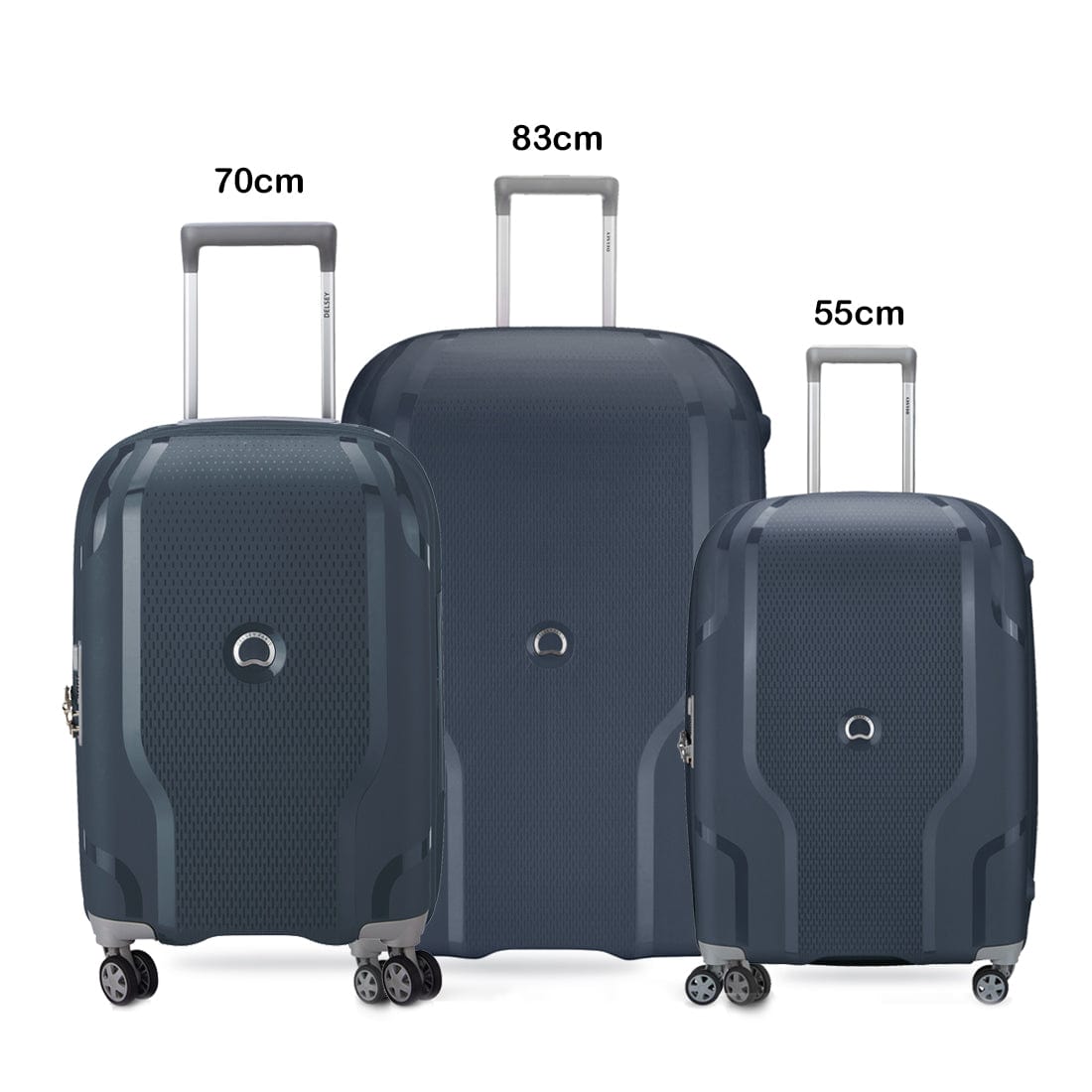 Delsey Clavel 3 Piece Luggage SET 55+70+83cm