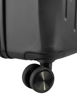 طقم ديلسي باريس كريستين، قطعتين، 55+82 سم، حقيبة صلبة، 4 عجلات مزدوجة، قابلة للتوسيع، مناسبة لكابينة السفر وتسجيل الوصول، لون أسود