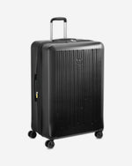 طقم ديلسي باريس كريستين، قطعتين، 55+82 سم، حقيبة صلبة، 4 عجلات مزدوجة، قابلة للتوسيع، مناسبة لكابينة السفر وتسجيل الوصول، لون أسود