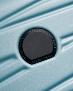 مجموعة حقائب ديلسي باريس تيفاني الصلبة بأربع عجلات مزدوجة قابلة للتوسيع، مقاس 55+70+82 سم، لون أزرق + حقيبة ظهر مجانية