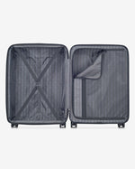 مجموعة حقائب ديلسي باريس أوفيلي الصلبة، مقاس 55+70+82 سم، مزودة بأربع عجلات مزدوجة قابلة للتوسيع، مناسبة لكابينة السفر وتسجيل الوصول، باللون الوردي اللامع، مع حقيبة ظهر مجانية