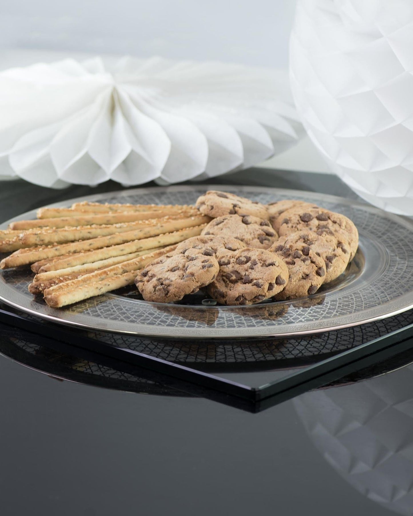 طبق تقديم ديملاج كوردوبا كبير من البلاتين