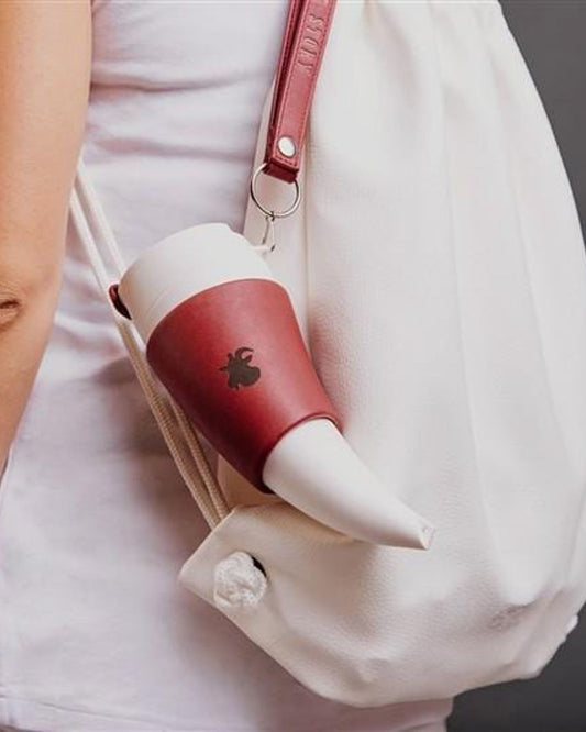 كوب جوت ستوري من جلد مارسالا الطبيعي 350 مل