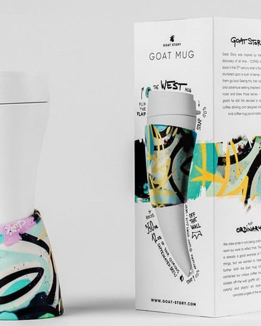 كوب جوت ستوري ويست من الجلد الصناعي 350 مل