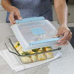 أنكور هوكينج، طبق خبز مربع مع غطاء قفل ترولوك - (14017)، سعة 2.0 لتر