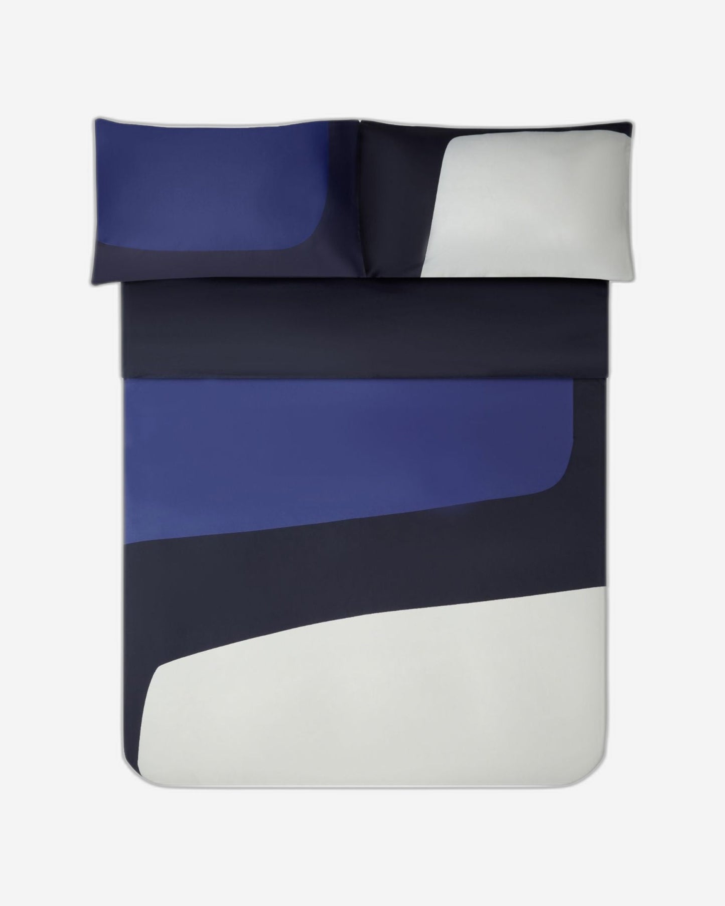 طقم غطاء لحاف "Colour Block" من Jasper Conran باللون الأزرق