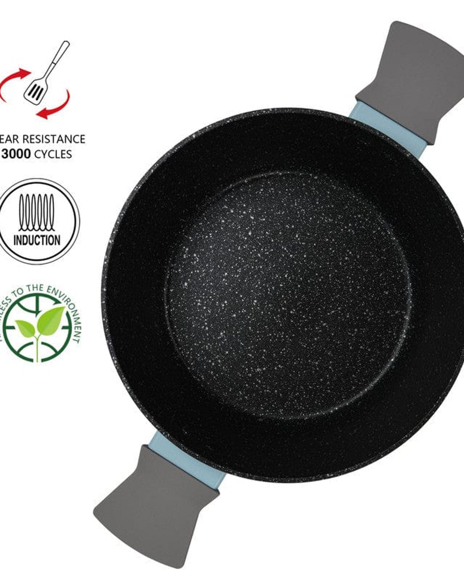 طقم أواني طهي فيسمان فيليا 9 قطع مع طلاء ألومنيوم غير لاصق